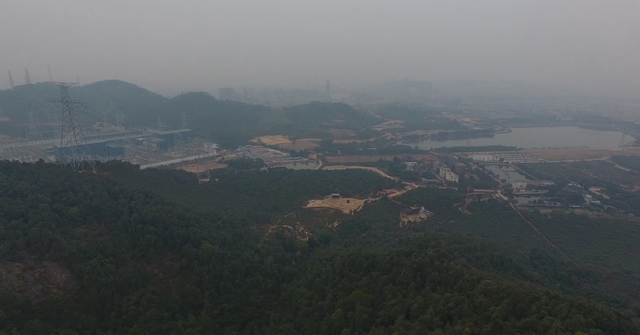 出动无人机,深圳宝安区2017处置森林火灾演练