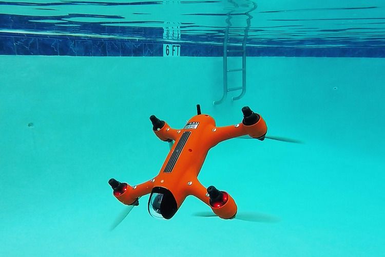 SPRY无人机水上起飞,70km\/h极速跟拍