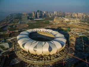 航拍：杭州亚运会就在这里办