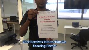 无人机扫描未加密的无线网络打印机