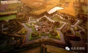 无人机从鸟瞰角度拍摄世界名胜