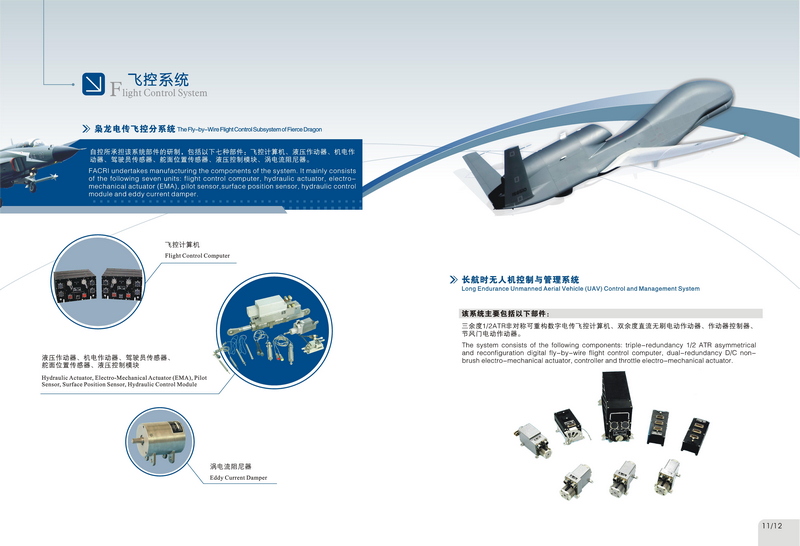 中航研究所 战斗机及无人机飞控系统