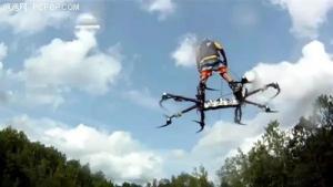 无人机改造成悬浮滑板 真人水上漂