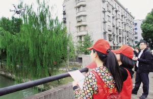 动用无人机航拍打捞垃圾更精准
