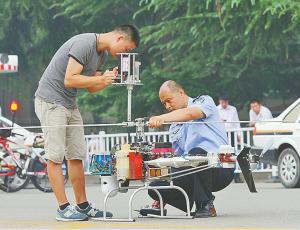 无人机 济南的“空中交警”