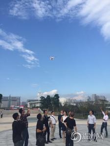 温州民间智库启用无人机调研城市中轴线
