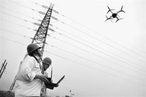 保护水源地环境   巡线用上无人机