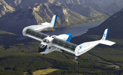 Fanwing Short-range freight delivery: the FanWing Sky-Truck _无人机网(www.youuav.com) Fanwing Short-range freight delivery: the FanWing Sky-Truck _无人机网(www.youuav.com)