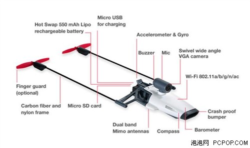 纸飞机实现航拍功能 以第一人称视角翱翔天际