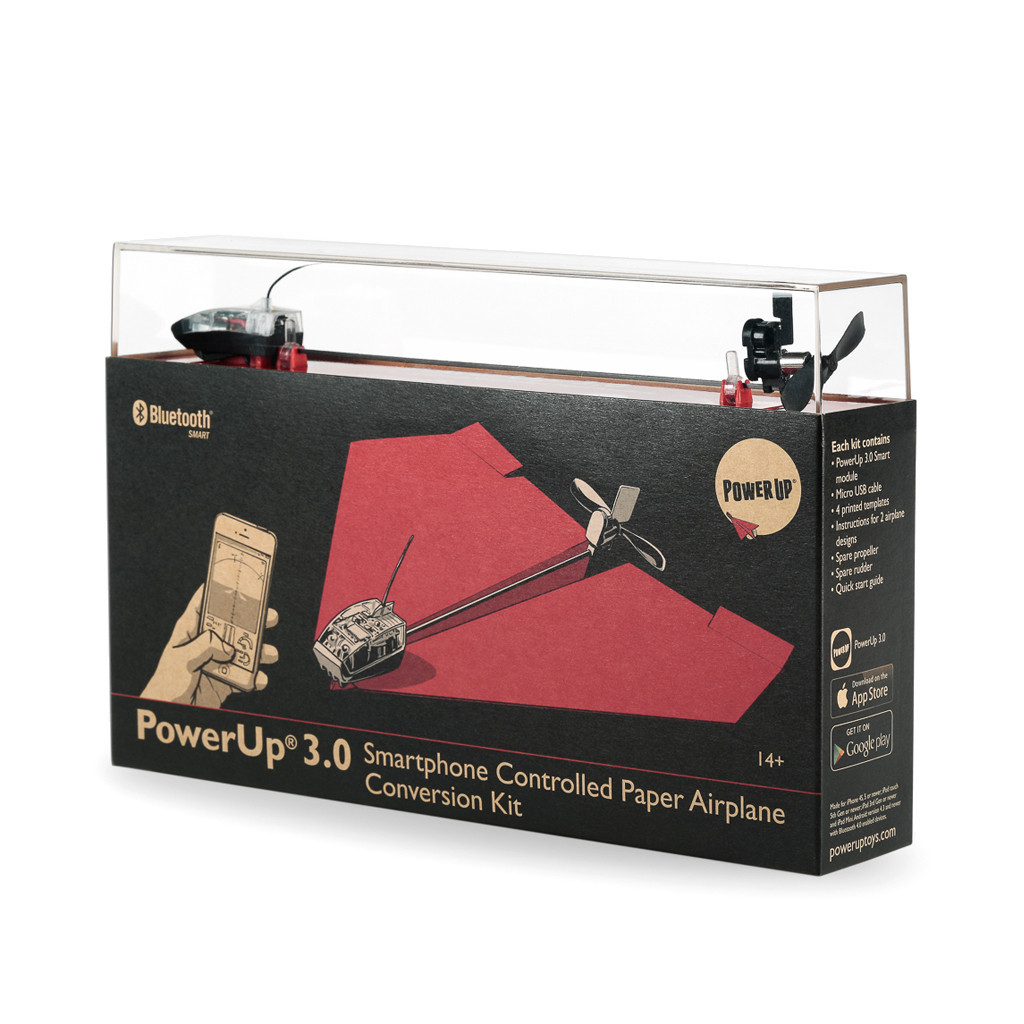 POWERUP 3.0 SMARTPHONE-CONTROLLED PAPER AIRPLANE