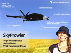 Krossblade SkyProwler垂直起降无人机变压器(Krossblade SkyProwler VTOL Transformer UAV)