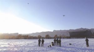 喀喇沁旗无人机首飞成功
