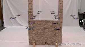 可以协同工作的飞行机器人