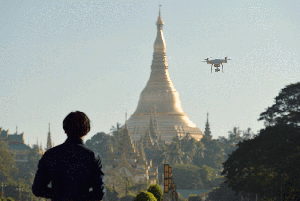 无人机热潮吹入佛国缅甸 价格低至64.8人民币