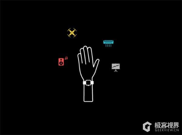 而现在，一款印度科技初创公司 Hug Innovations 研发的智能手表让你可以，伸出双臂就可以“尽情翱翔”了。Hug 除了具备传统智能手表所具备的一切功能之外，还内置了功能强大的传感器阵列，能够操控无人机视频游戏。