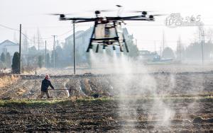 无人机助力冬种