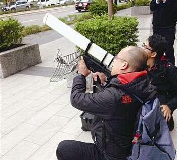 台北跨年防借机攻击 头一遭派“无人机克星”