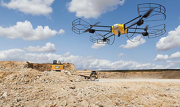 卡特彼勒研究如何提搞无人机设备的工作机械效率