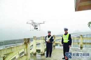 无人机成为春运神助攻 助交警掌控路况信息