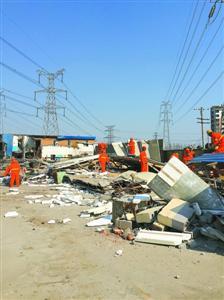 上海迪士尼周边违建开拆 将用"无人机"杜绝新违建