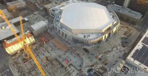 萨卡拉门托国王队利用无人机建设新球馆