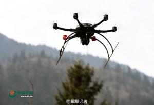 武警森林部队的十八般武器:无人机如蜘蛛
