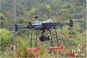 醴陵首次采用无人机进行高标准航拍测绘