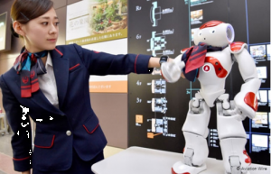 日本成田机场设机器人接机 精通中英日文