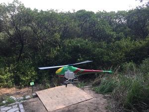 市野保处“微创新”项目——无人机喷药试飞成功