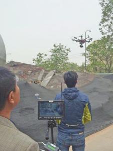 郑州环保系统首次用上无人机 可监测6种污染物