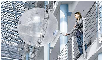 德国企业发明气球状无人机用于室内快递