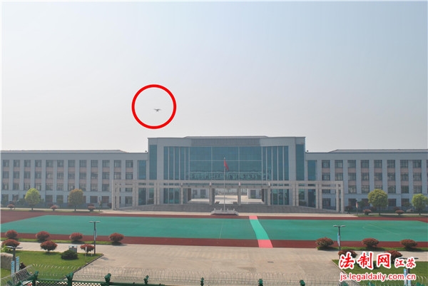 洪泽湖监狱开展应对无人机袭扰应急处置演练