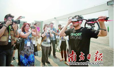 微信无人机大获点赞 南沙港航线最受关注