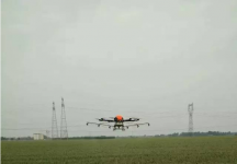 天途植保无人机参加岱岳区飞防演示观摩会助力现代农业