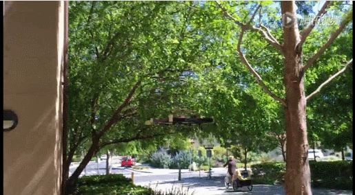 纯黑科技 这架无人机能在墙上“休息”