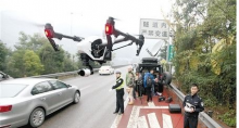 端午小长假 四川将用无人机抓拍侵占应急车道