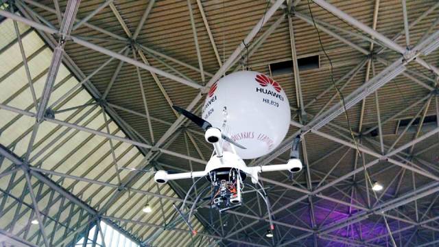 华为携手安尔康姆和microdrones参加世界应急通信大会