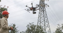 雄鹰展翅,，“机”情飞扬！电力巡检无人机8月成都竞飞