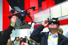 VR搭载无人机现场直播 2016SINOCES打造最强展会IP