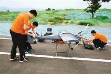 陕西测绘应急保障演练昨举行 无人机航拍受灾现场