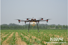 保定天鹏航空启动农用植保无人机飞防作业服务