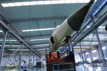 山鹰无人机生产车间里多款无人机抢眼