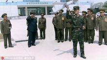 朝电视台播出最新无人机试飞画面 金正恩指导