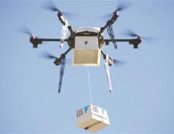 美国派发无人机快递第一单