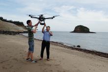 海南出动无人机开展海岛保护联合执法