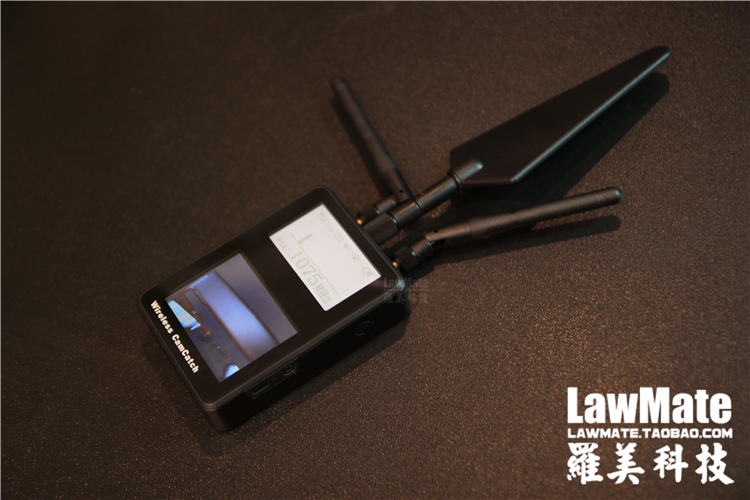 罗美科技lawmate全频扫描仪WCH-250X进化版FPV航拍监控图传接收机_无人机网（www.youuav.com)