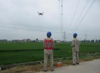 安徽电网首次应用无人机开展线路红外测温“体检”