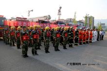 广元首次利用无人机 水陆两用救生船参加演习