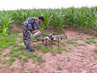 吉林龙井首次示范植保无人机