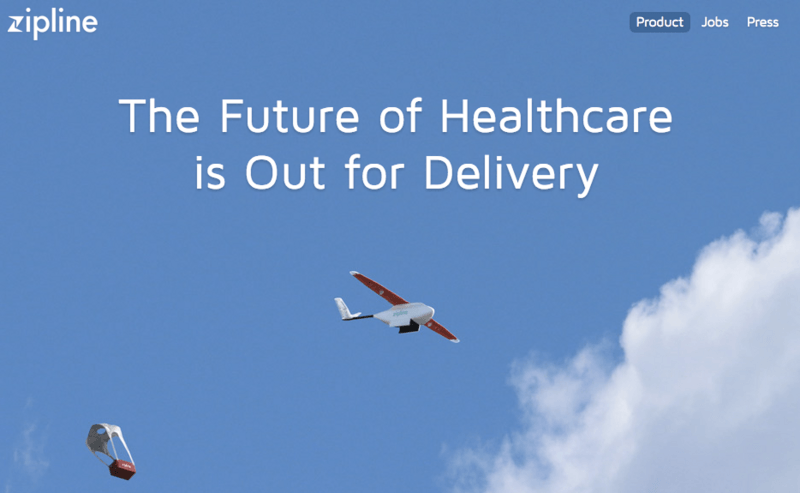 利用无人机30分钟送药上门，Zipline已累计获得1800万美元融资
